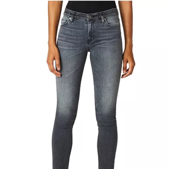 Hudson Nico Grey Mid-Rise Super Skinny Casual Denim Jeans 28 - Picture 1 of 8